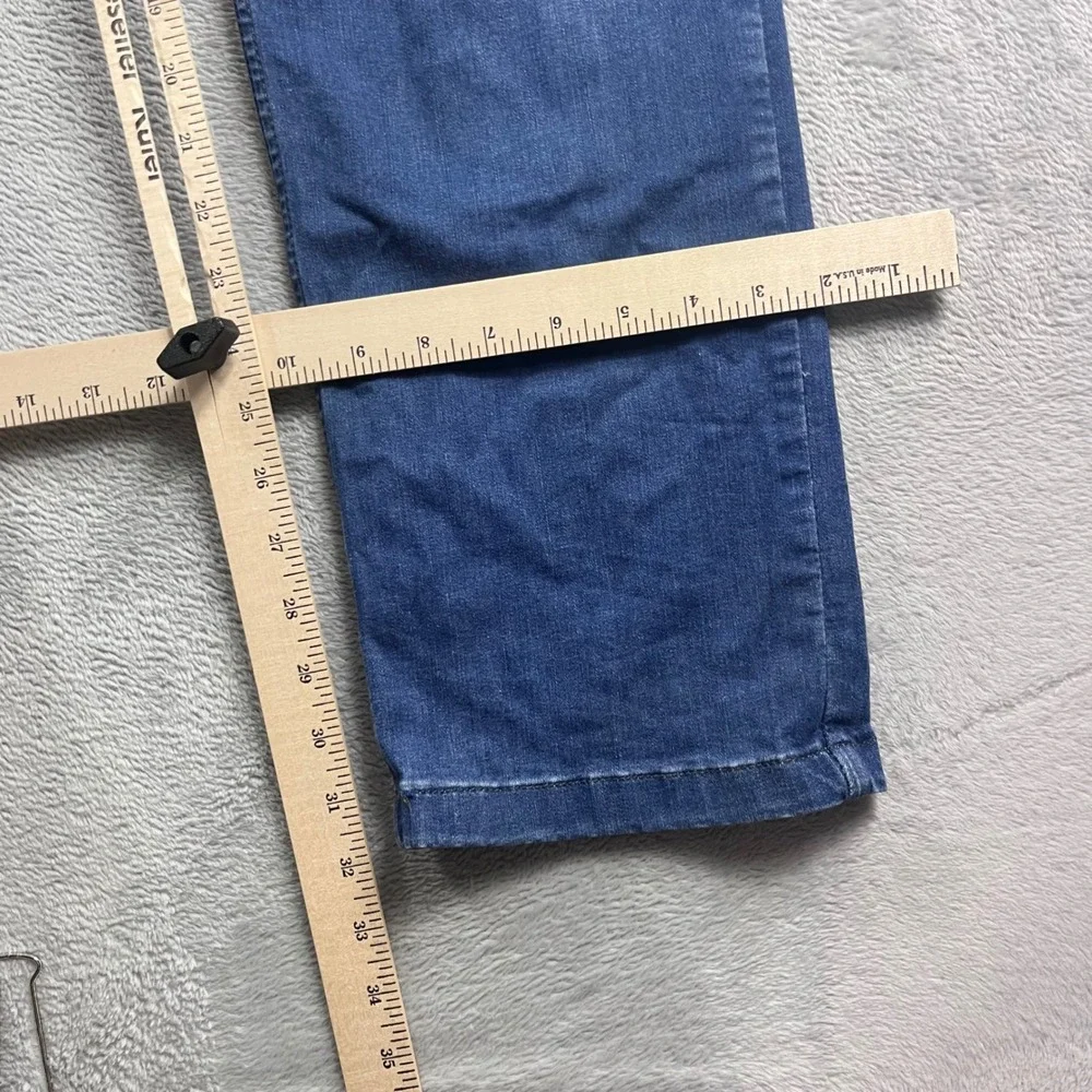 Mugsy Lake Shores Mens Jeans 38x32 Medium Wash Blue Stretch Straight Leg Denim